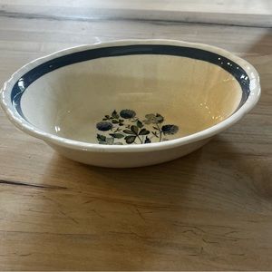 Vintage Alfred Meakin Blue Clover serving bowl